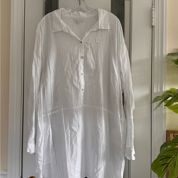 J. Jill Love Linen Tunic Shirt - Picture 8 of 12